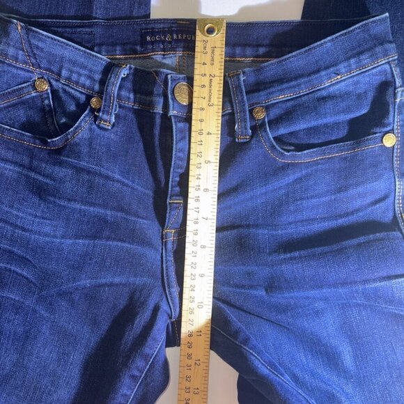 Rock & Republic Berlin Skinny Jean - Dark Wash - size 8M - Picture 7 of 10